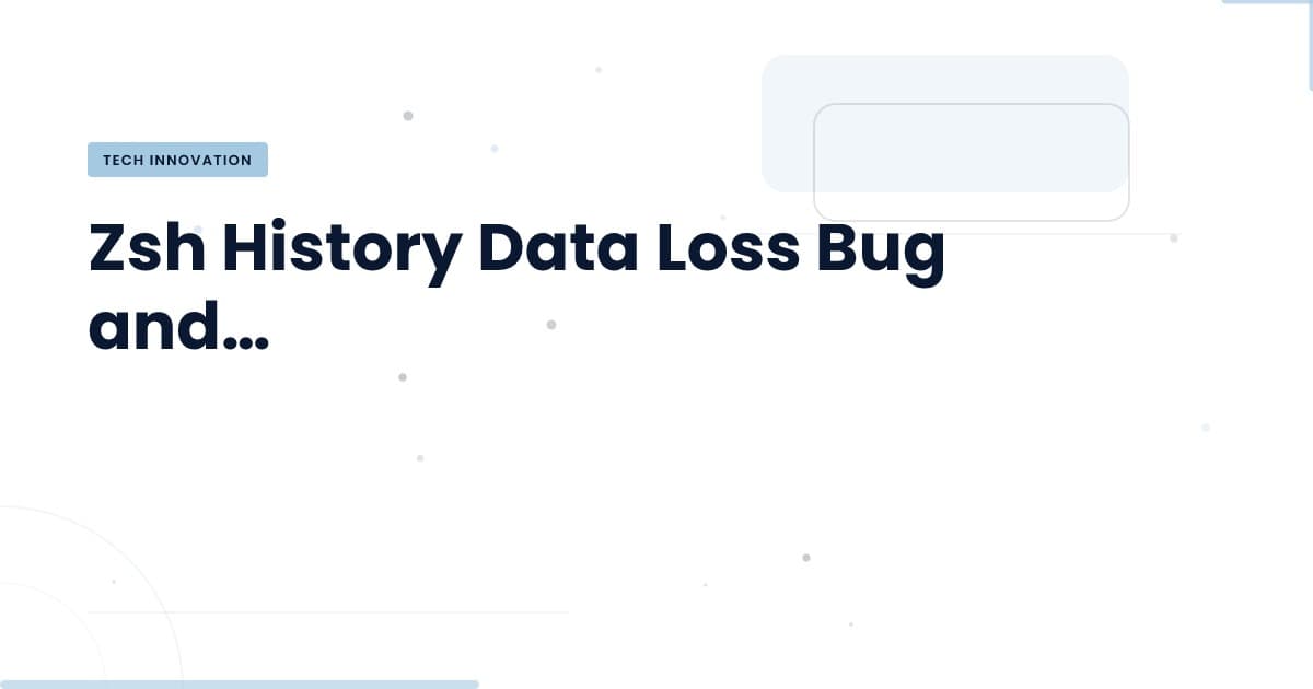 Bug en Zsh: cómo se pierde el historial y qué hacer al respecto