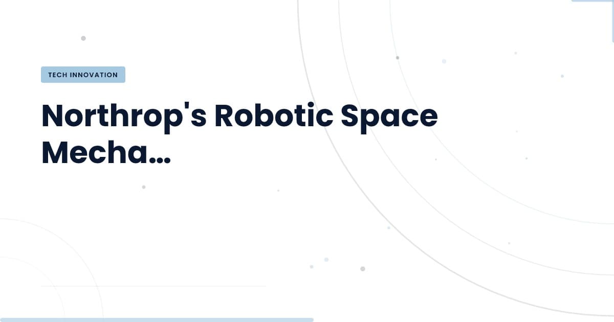 Revolutionizing Satellite Maintenance: The Robotic Mechanic in Space