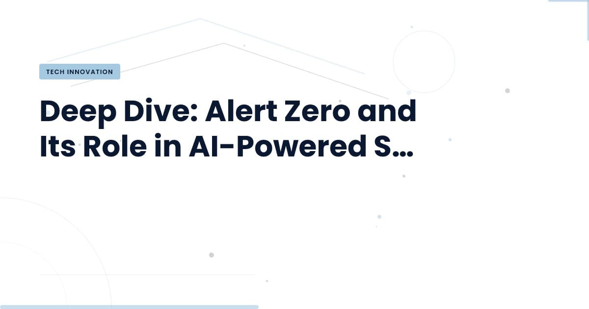Alert Zero: La Evolución de los SOC Impulsados por IA