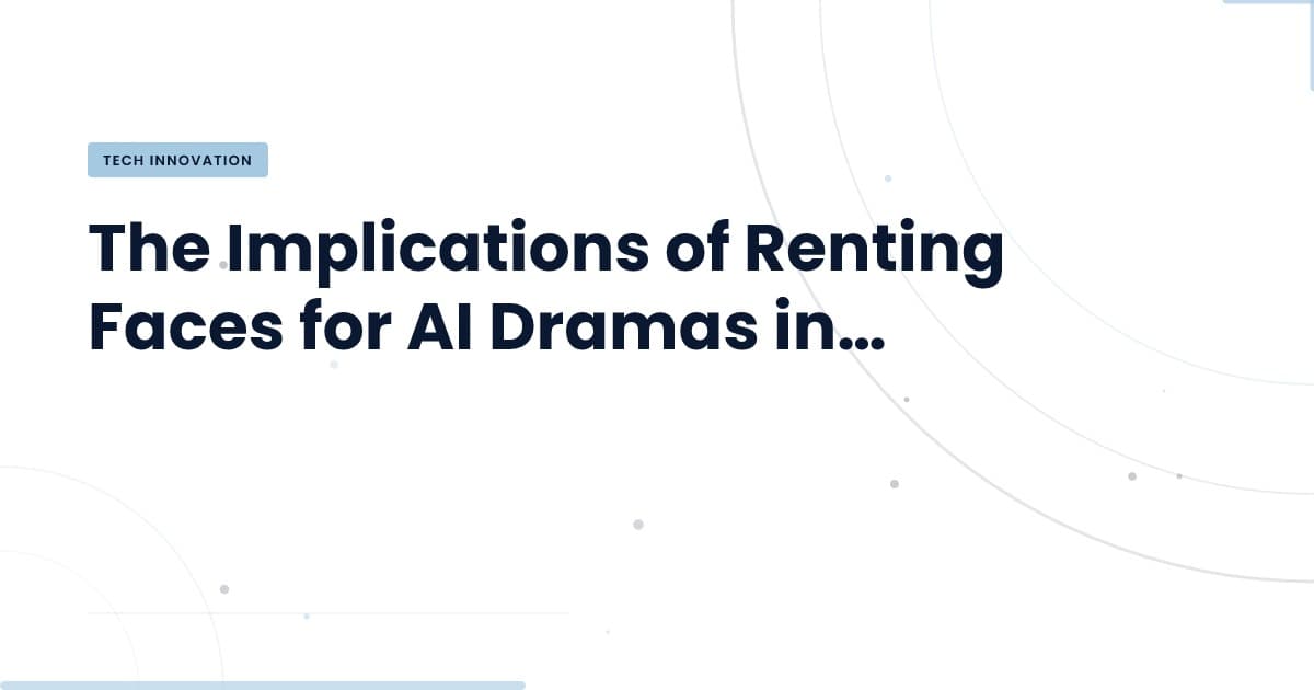 Renting Faces: A New Frontier in AI Content Creation