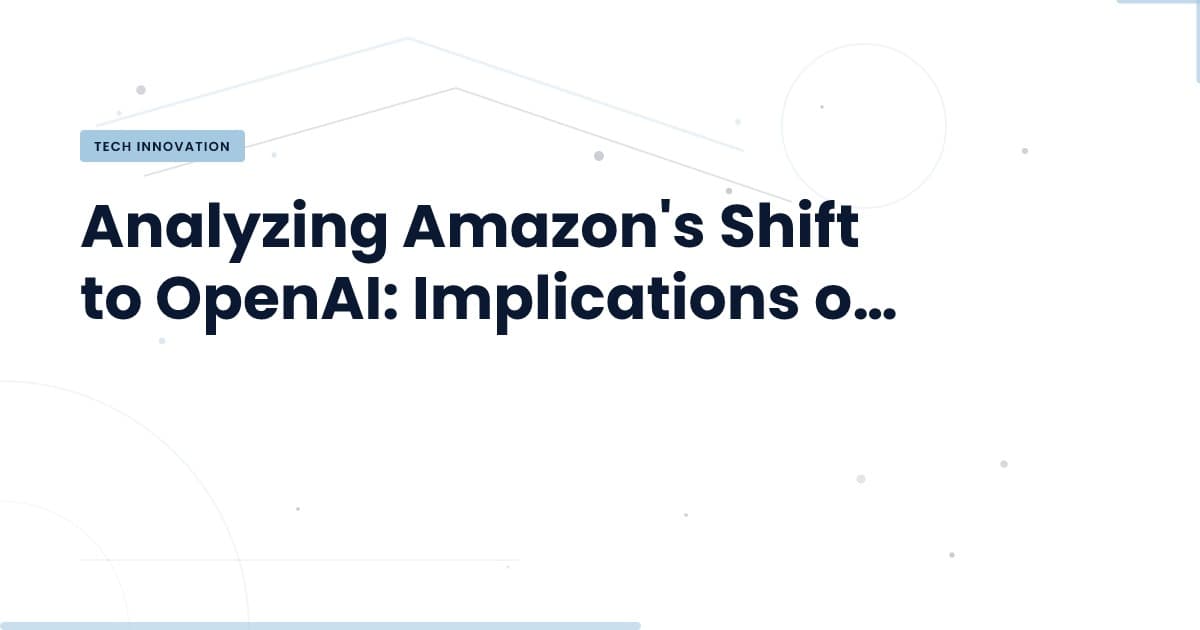 Amazon en búsqueda de alternativas: ¿Qué significa para el desarrollo web?