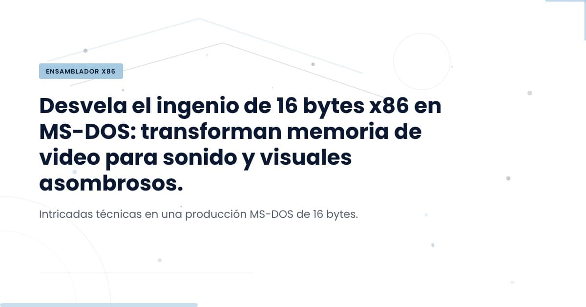 How 16 Bytes Can Create Stunning Visuals and Sounds