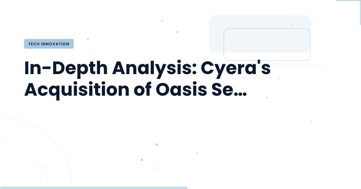 ¿Qué significa la compra de Oasis Security para el futuro de la identidad digital?