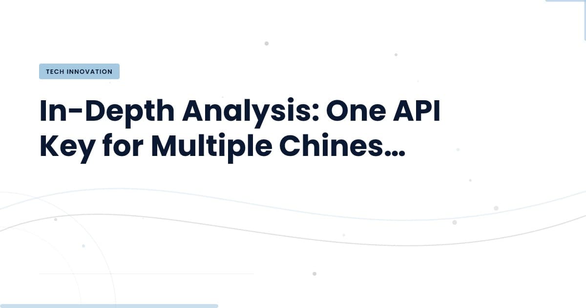 Unlocking Efficiency: One API Key for Diverse AI Models