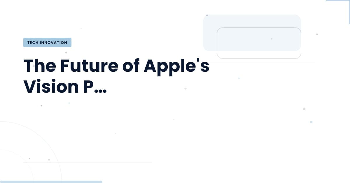 What Apple's Layoffs Mean for Vision Pro and Siri's Future