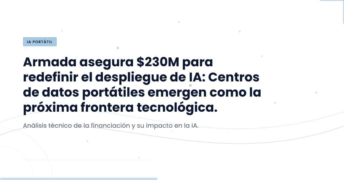 Revolutionizing Data Infrastructure: The Future of Portable AI Centers