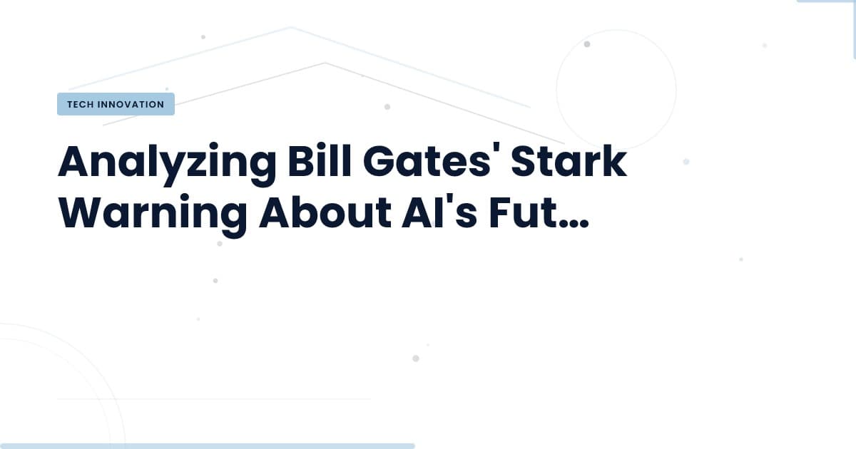 La IA bajo la lupa: ¿Qué nos advierte Bill Gates?