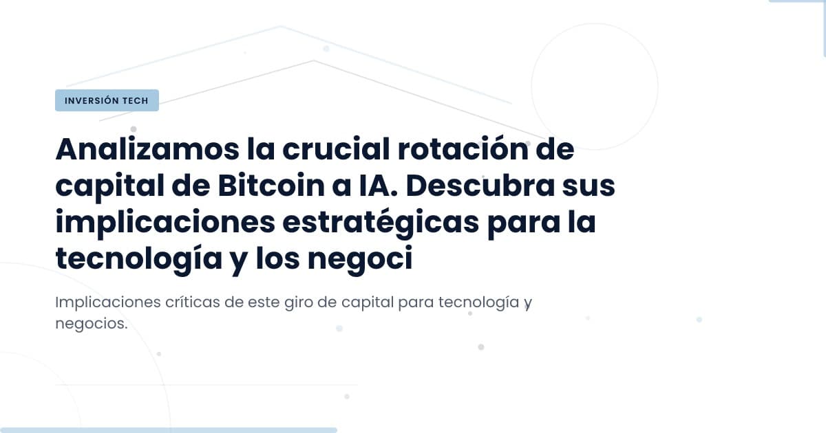 La caída de Bitcoin: un cambio estratégico hacia la inteligencia artificial