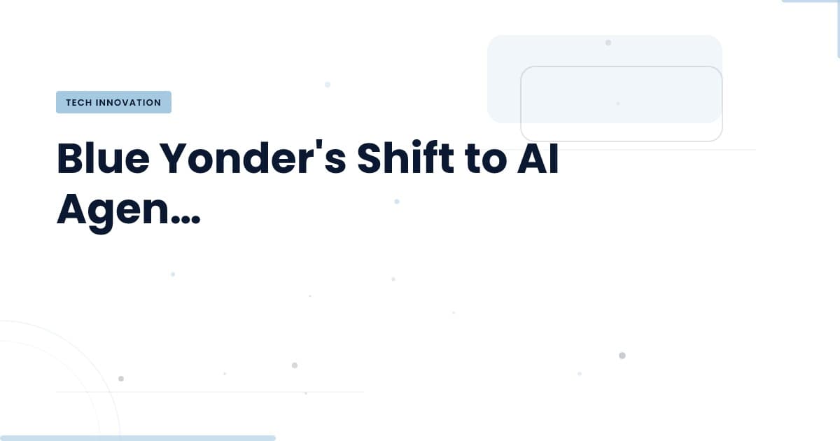 Rethinking Supply Chains: The Rise of AI Agents