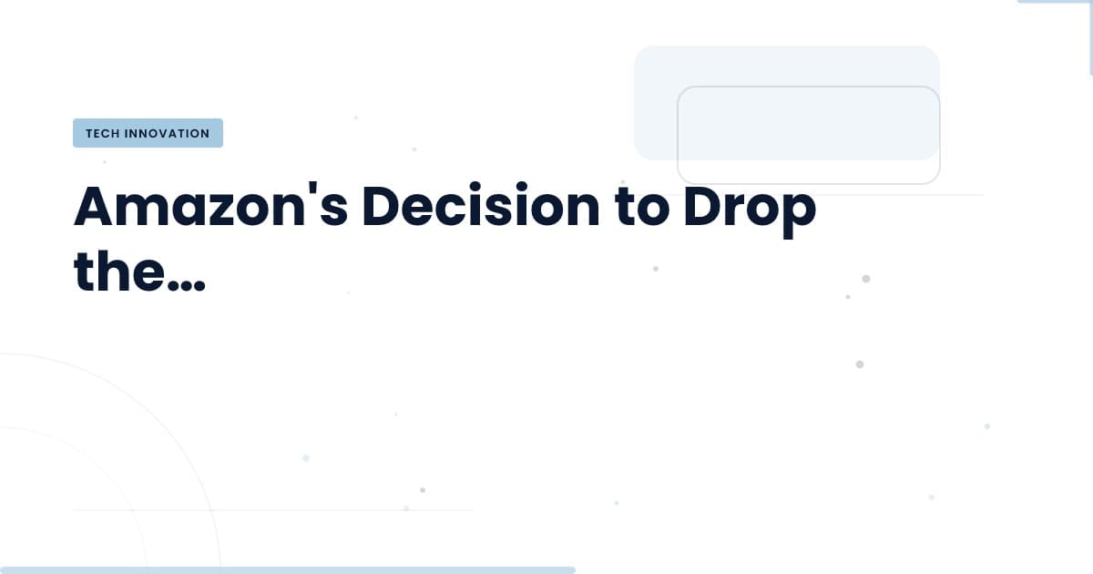 Amazon's Bold Move: What Dropping the Altman Film Means for Tech