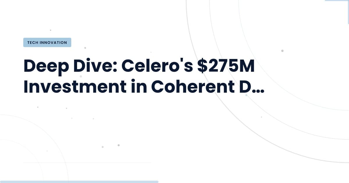 Celero's $275M Boost: Transforming Digital Signal Processing