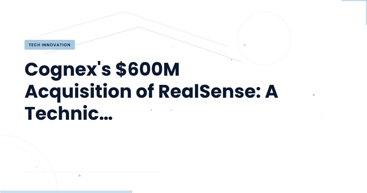 Cognex's Strategic Move: What You Need to Know