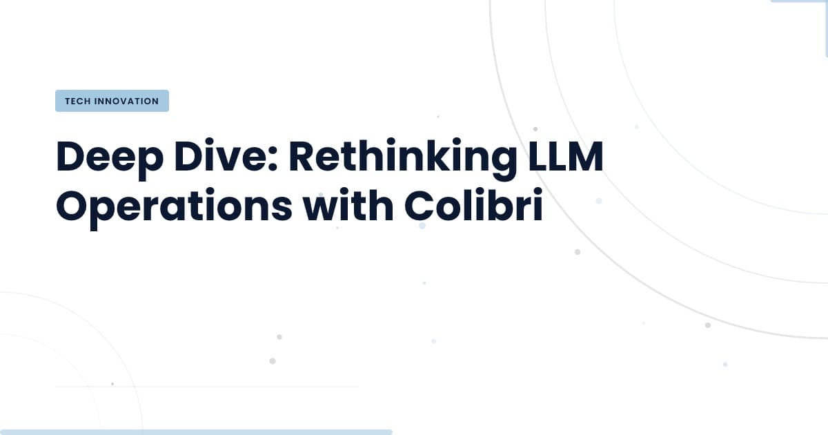 Colibri: A New Perspective on LLM Management