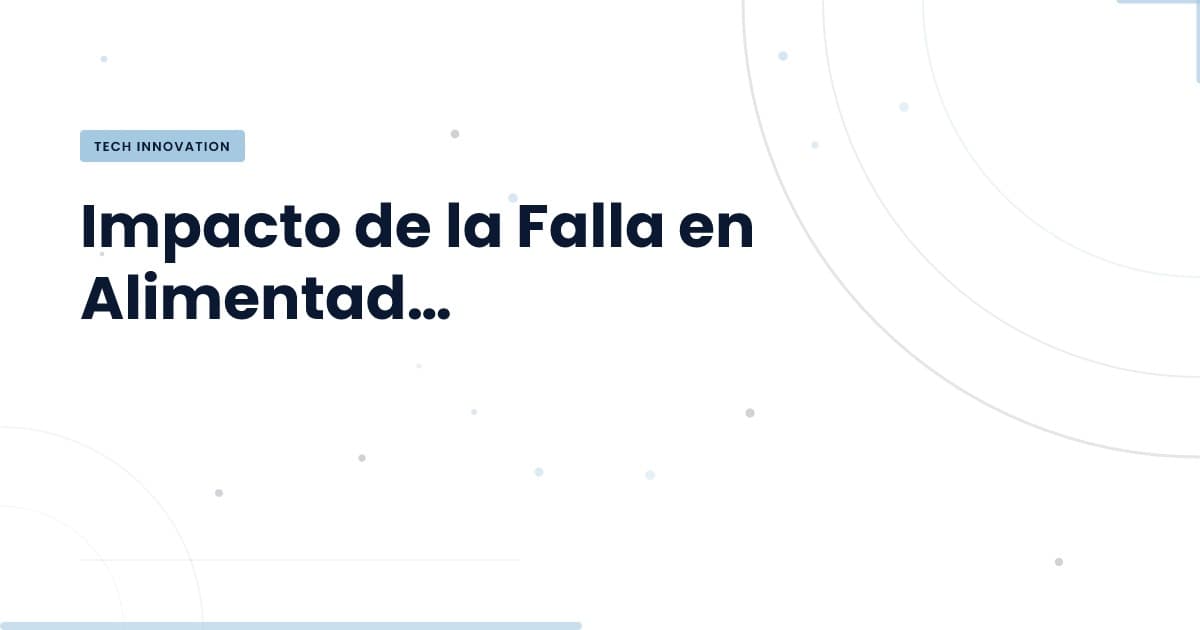 La interrupción de alimentadores inteligentes: ¿Qué aprendemos?