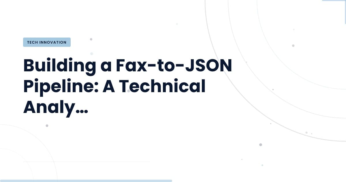 Transformando faxes en datos estructurados: un pipeline práctico en Python