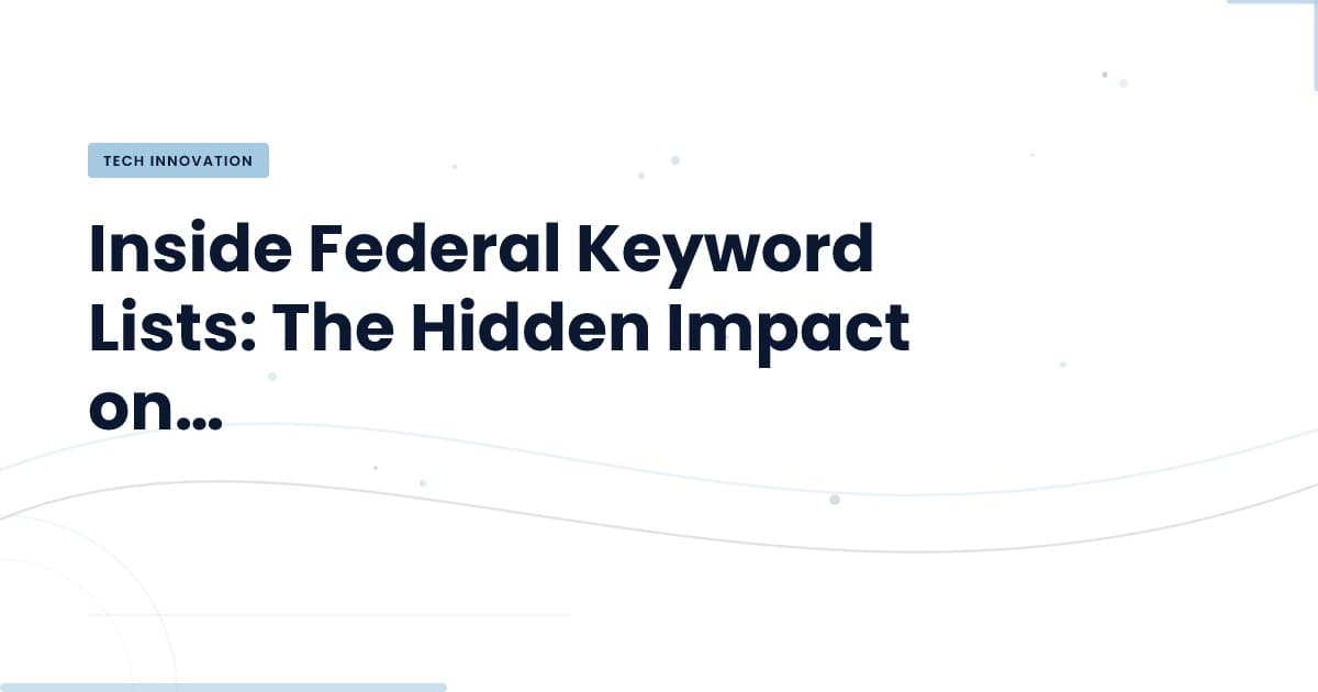 The Keywords That Cost Billions: Analyzing Federal Research Funding Cuts