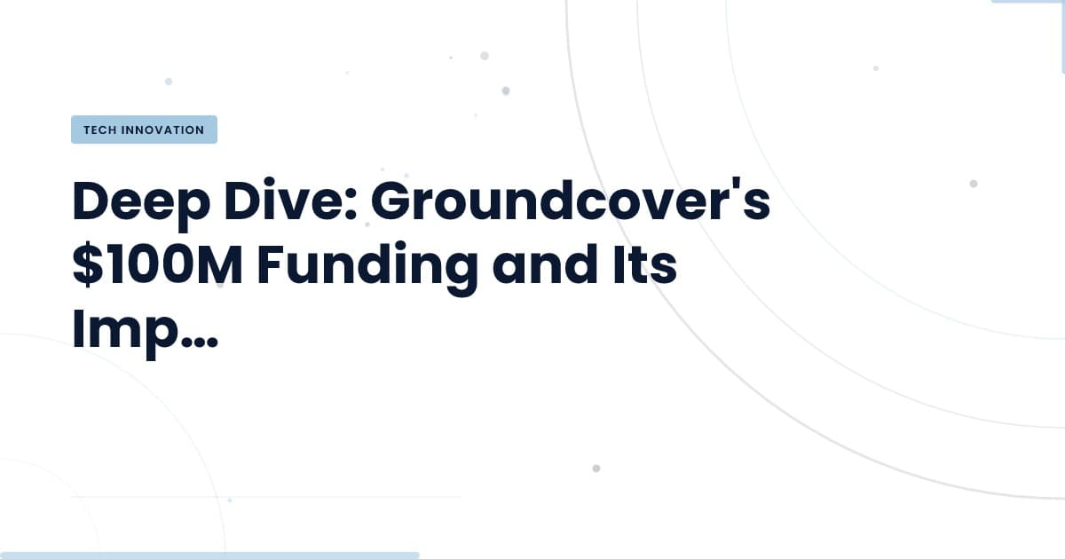 Groundcover's Funding: A Turning Point for Cloud Observability?