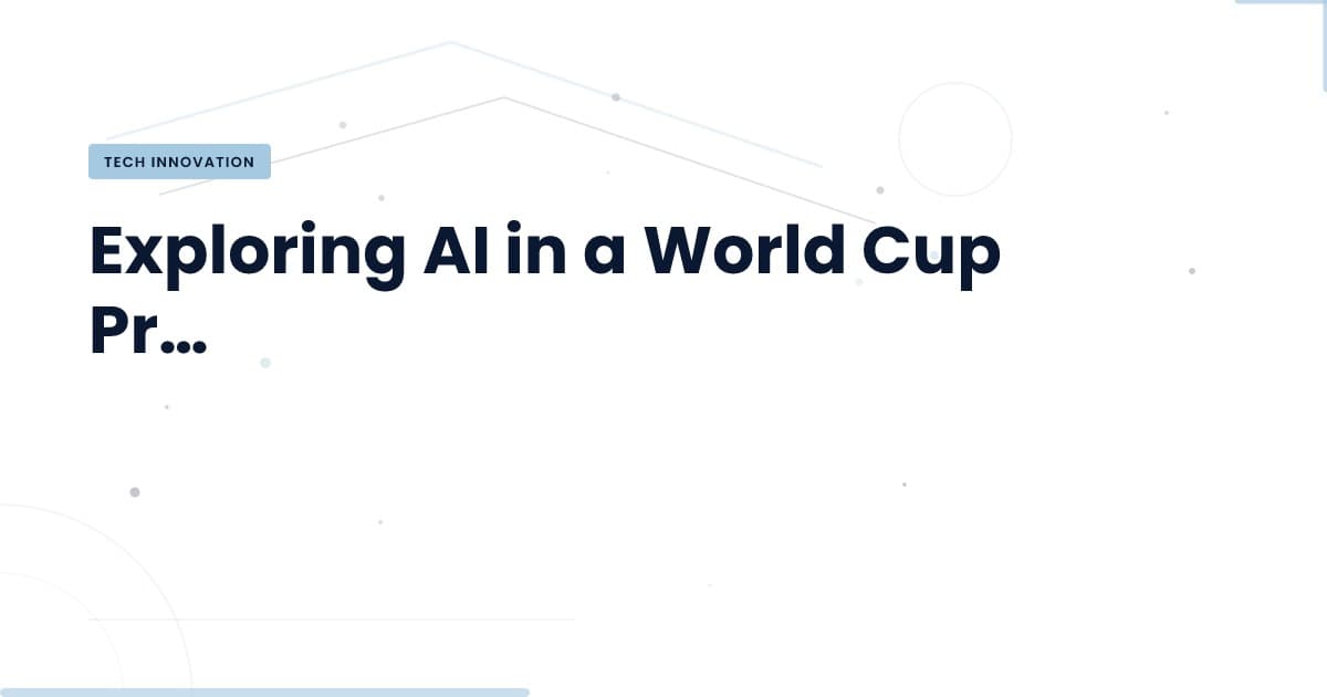 Más allá del fútbol: ¿cómo funciona la predicción del Mundial?