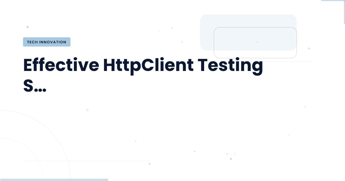 Mastering HttpClient Testing: Why Mock Handlers Matter