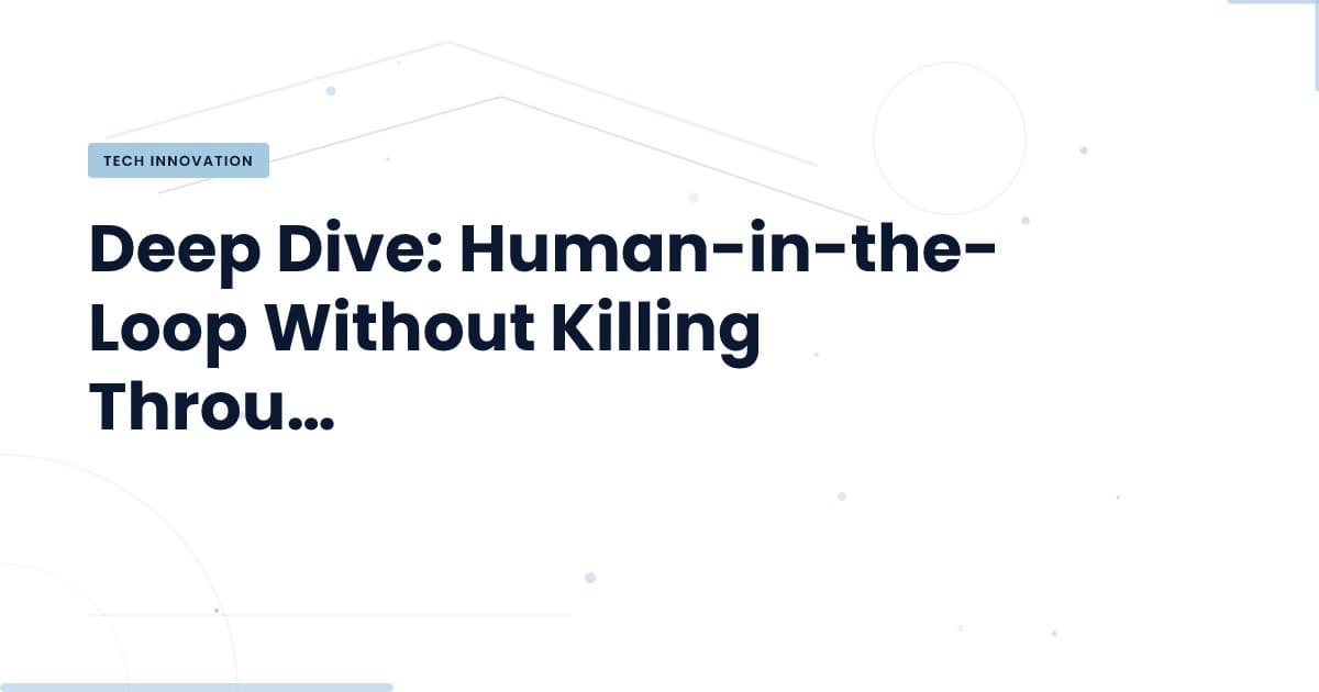 Optimizing Human Oversight in AI Systems