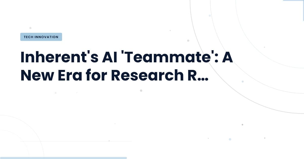 Inherent's Faraday: Redefining Research with AI