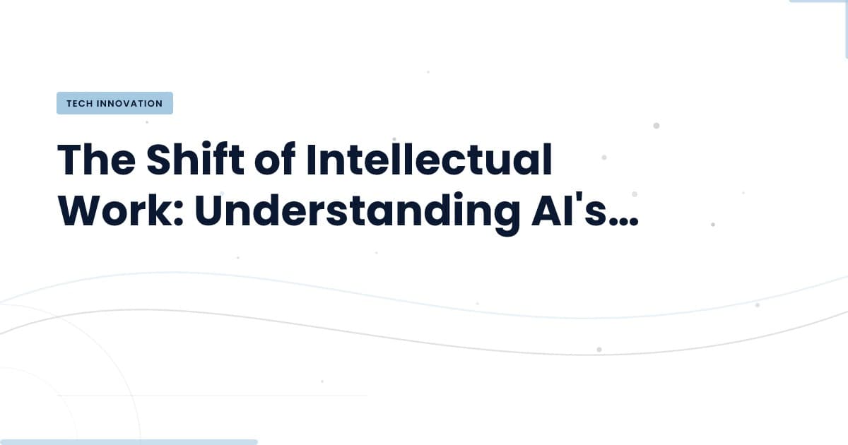 Where Does Intellectual Work Move with AI?