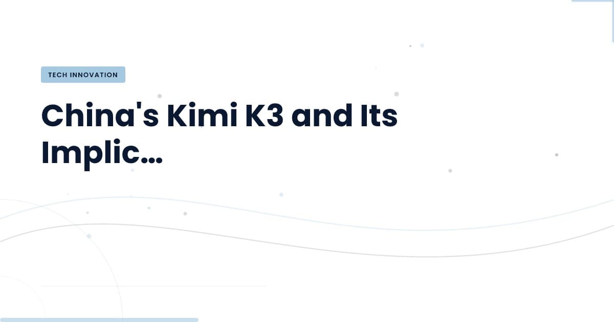 Kimi K3: The New Frontier in Open-Weights Models