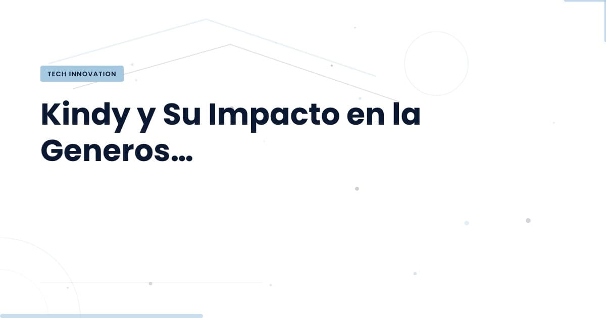 Kindy: Redefiniendo la Generosidad a Través de la Tecnología de Voz