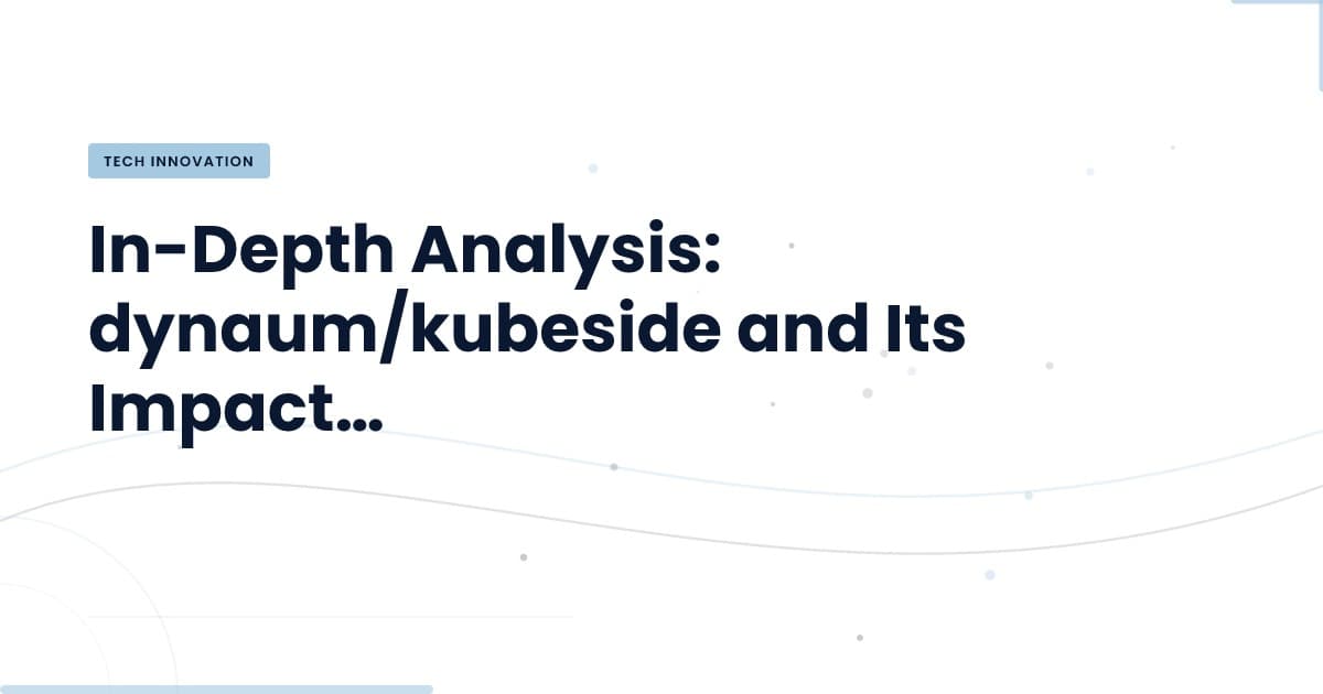 Kubeside: Shifting Kubernetes Focus from Operators to Developers