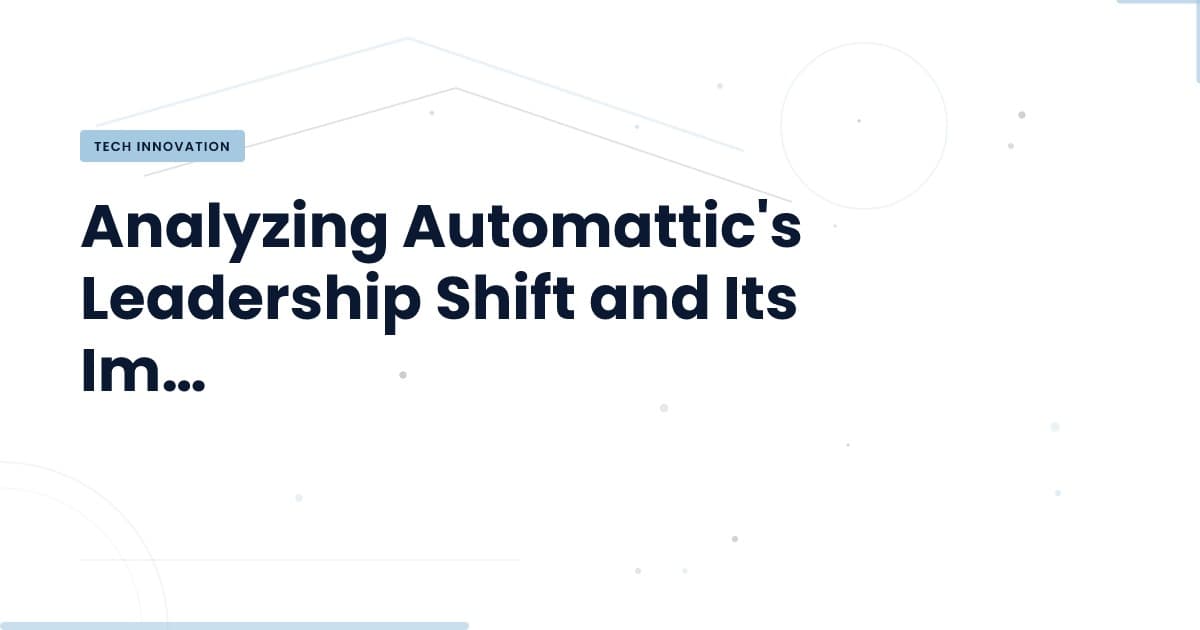 La salida de Mullenweg: ¿qué significa para el futuro de Automattic?