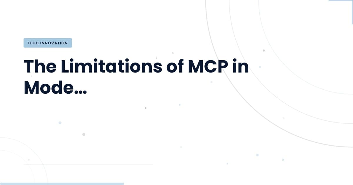MCP: Una visión crítica sobre sus falencias y alternativas