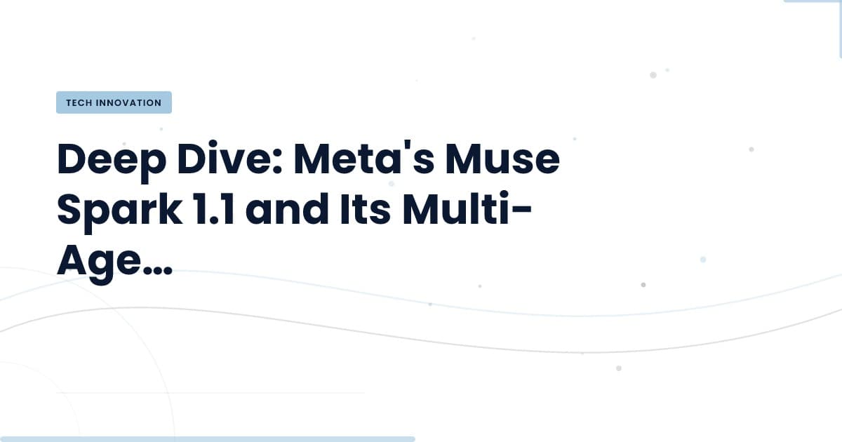 Muse Spark 1.1: Redefining Multi-Agent Interactions in AI