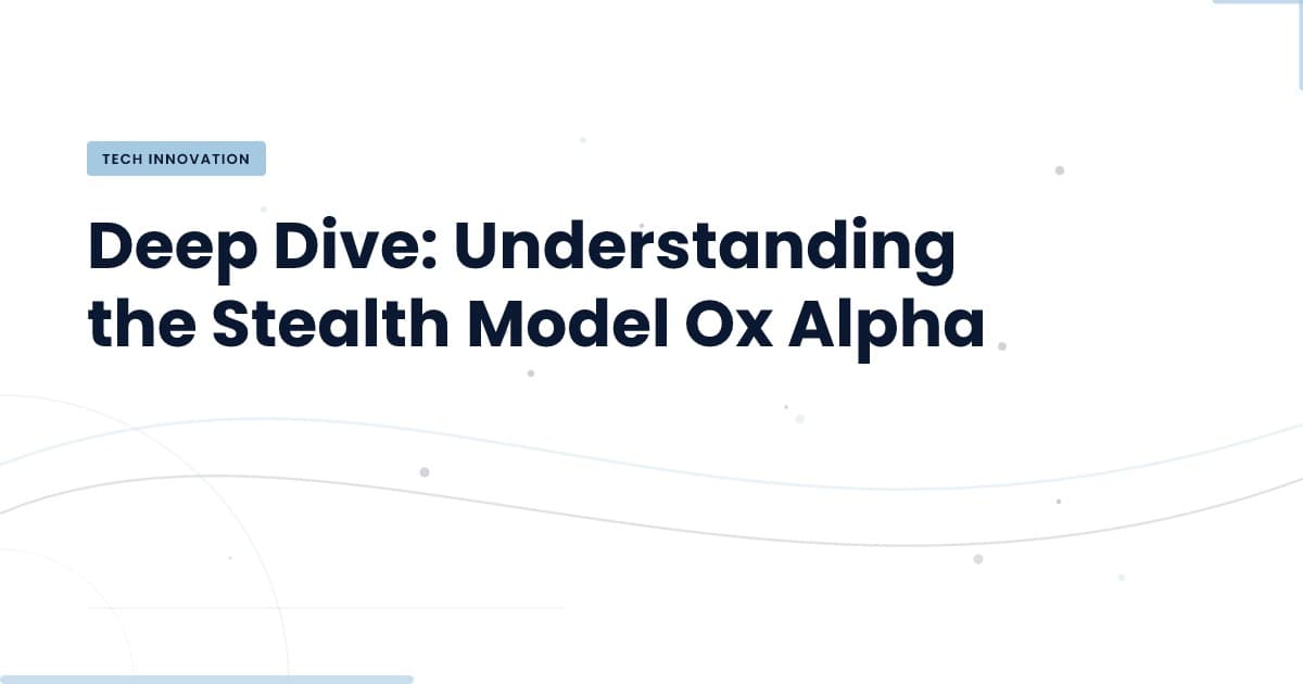 Ox Alpha: Un modelo misterioso que redefine la inteligencia en línea