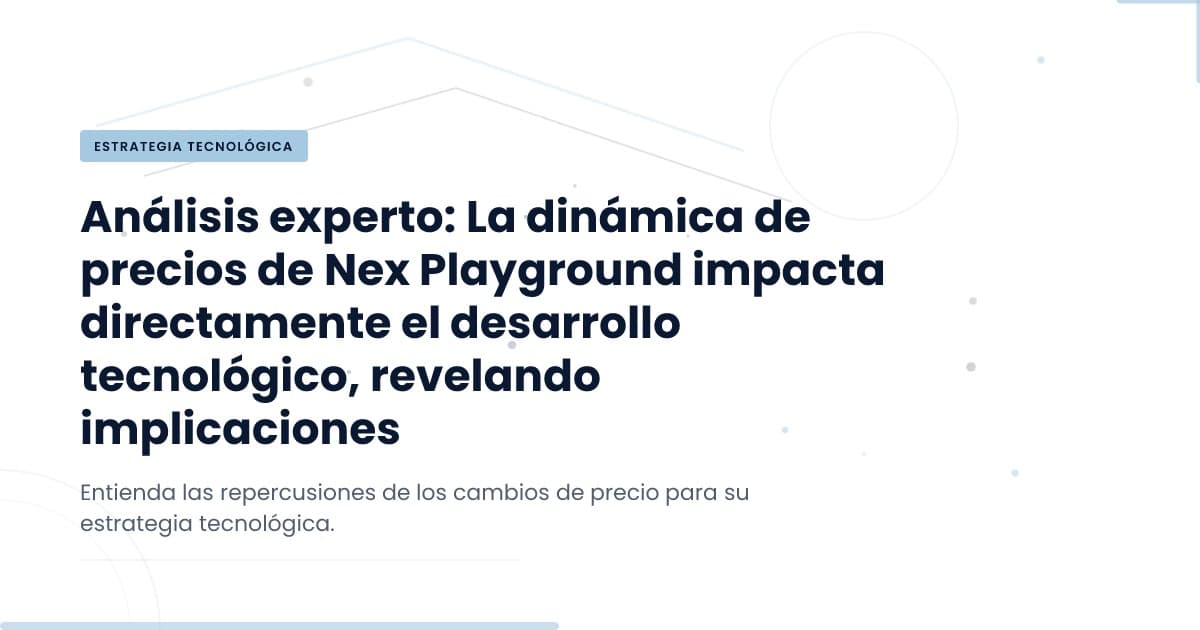 Nex Playground: ¿Es el precio actual una oportunidad perdida?