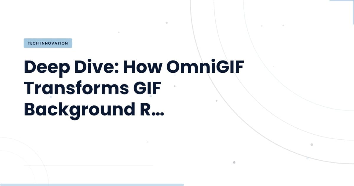 Revolutionizing GIF Editing: The Power of OmniGIF