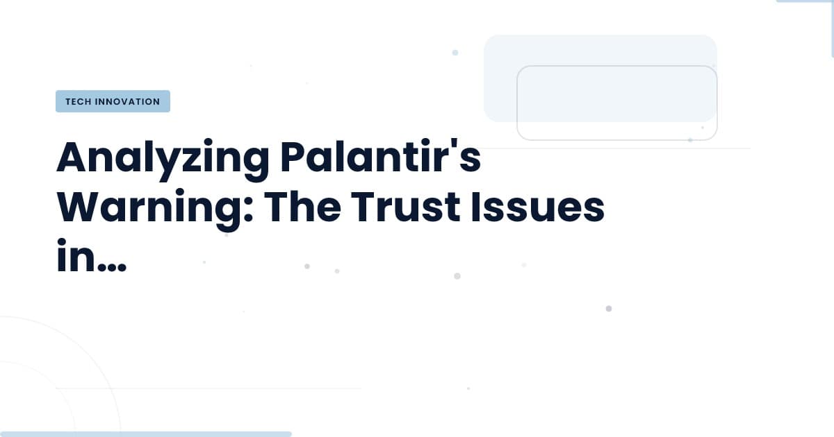 Trust in AI: Is the Industry's Foundation Crumbling?