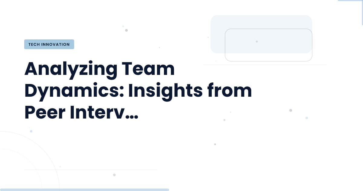 Is Your Team's Performance Stalling? Discover the Hidden Factors