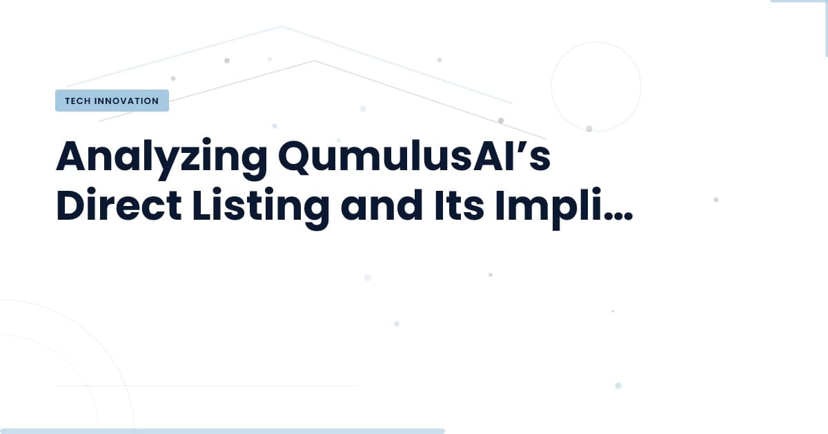 QumulusAI’s Direct Listing: A Turning Point for Enterprise AI