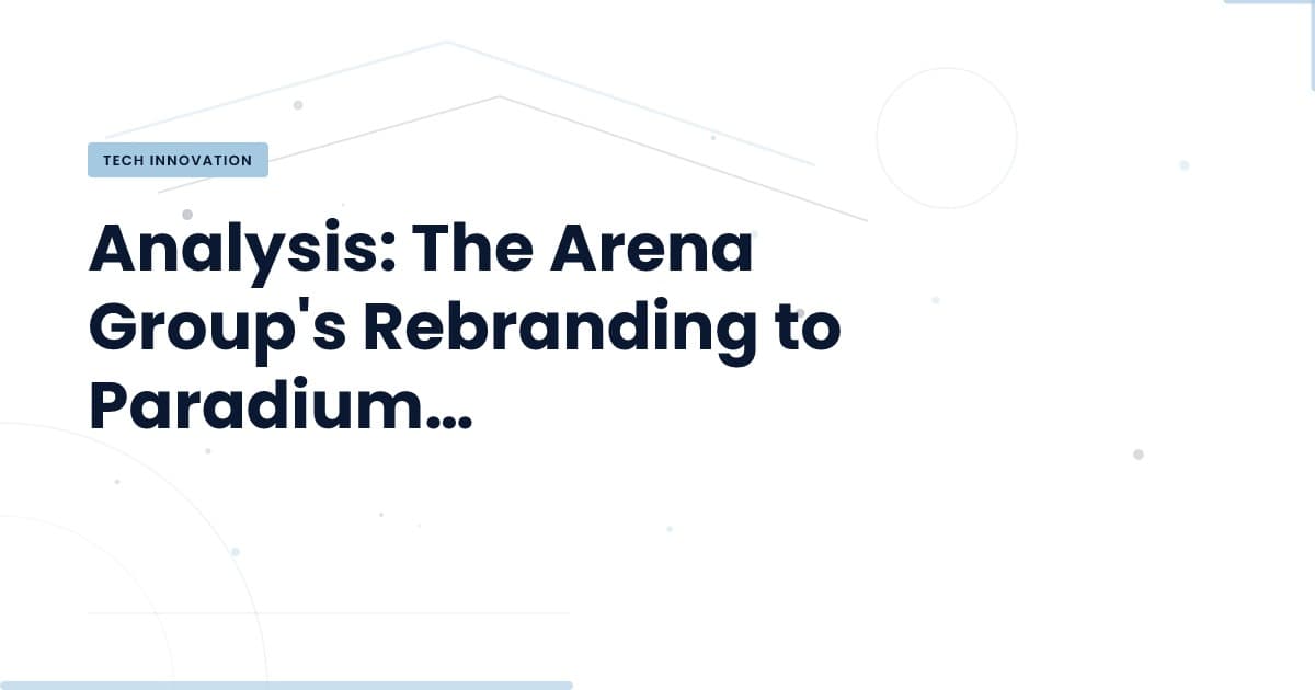 The Arena Group Becomes Paradium.AI: What This Means for Tech Development