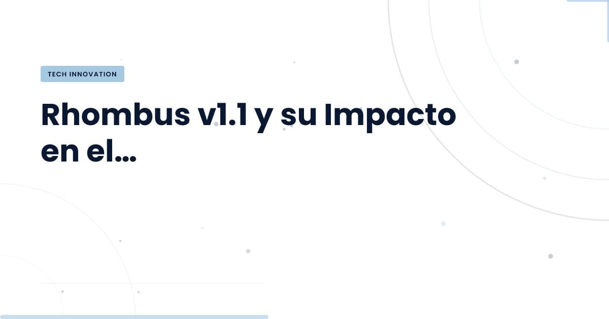 Rhombus v1.1: Un nuevo horizonte en la programación personalizable