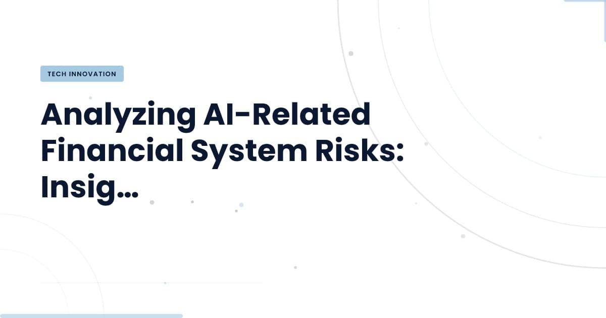 Understanding AI Risks in Finance: What You Need to Know