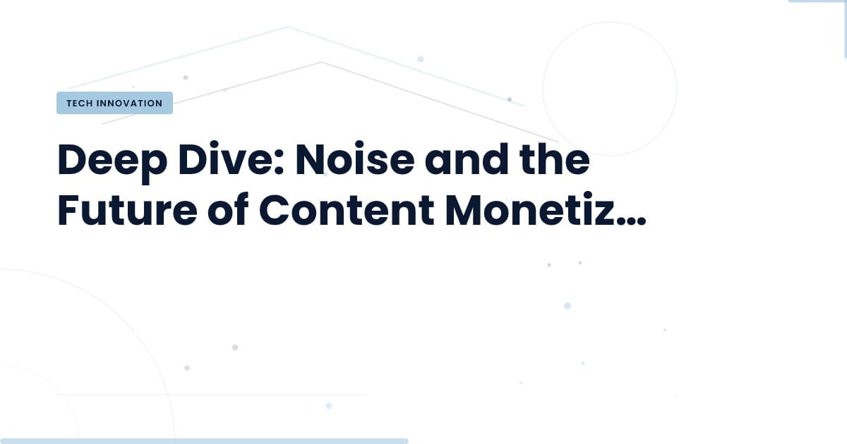 Transforming Content Creation: How Noise Empowers Users