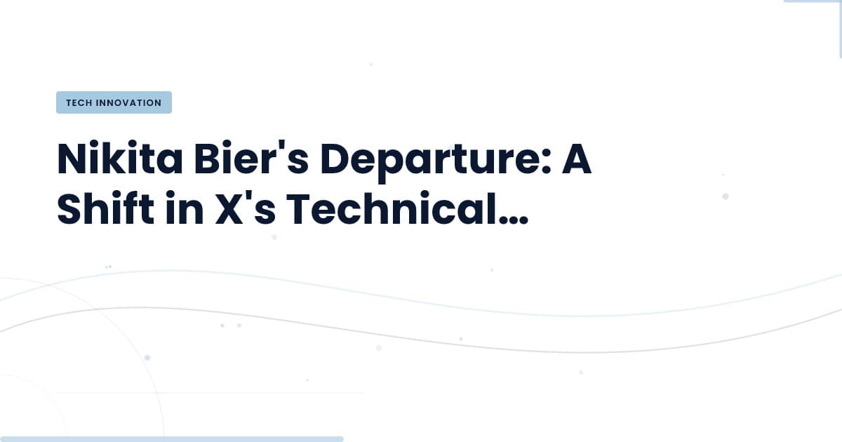 ¿Qué implica la salida de Nikita Bier para el futuro de X?