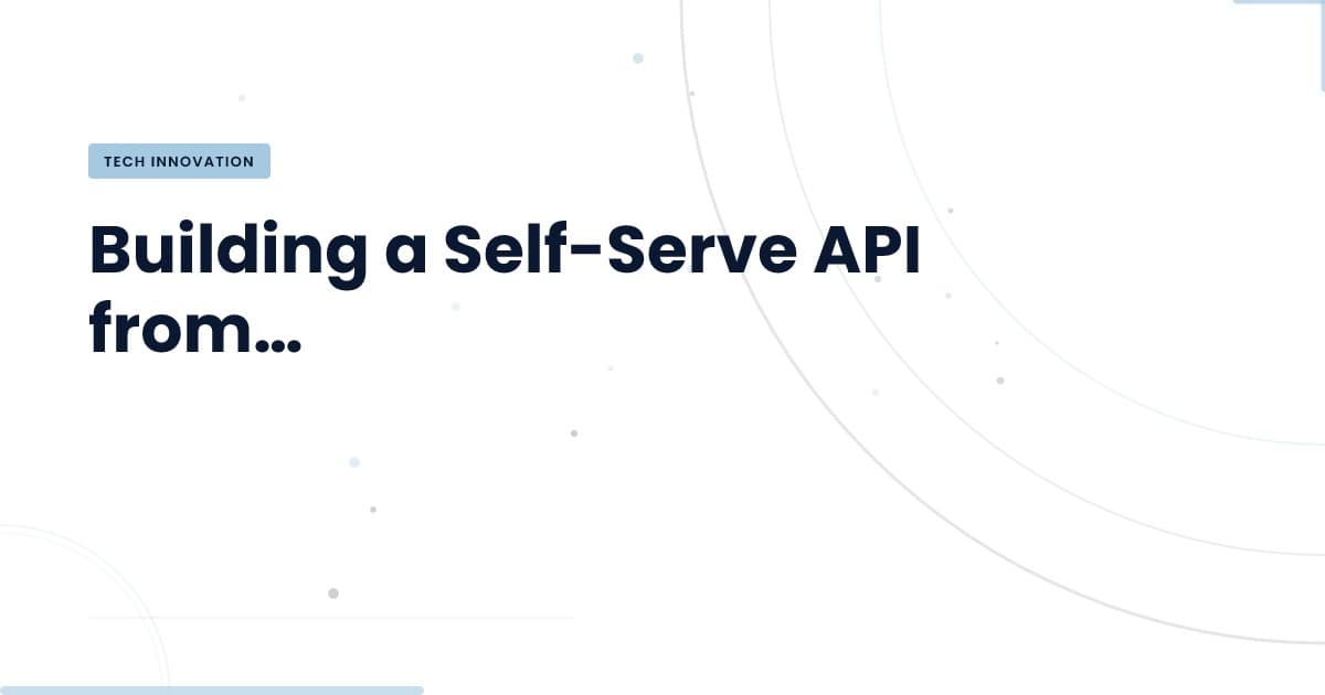 Transforming Enterprise Projects into a Self-Serve API