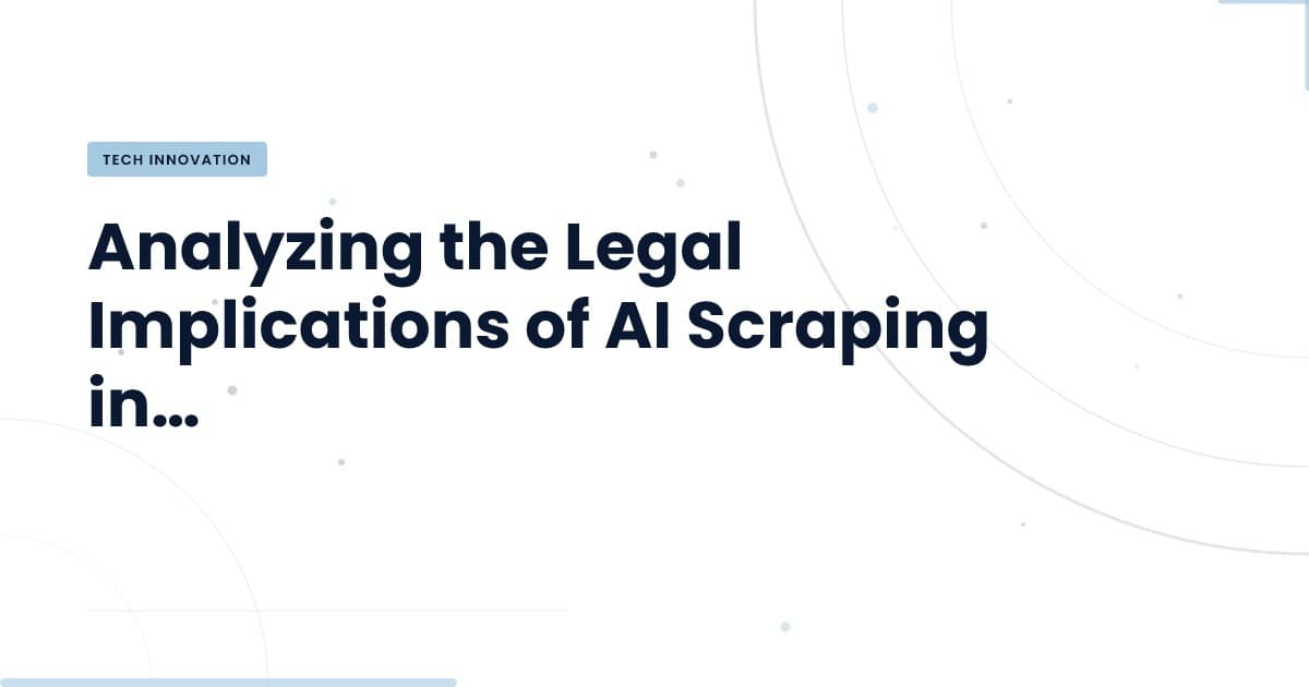 AI Scraping: A Legal Quagmire for Publishers