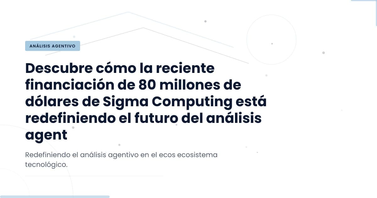 What Does $80M in Funding Mean for Agentic Analytics?