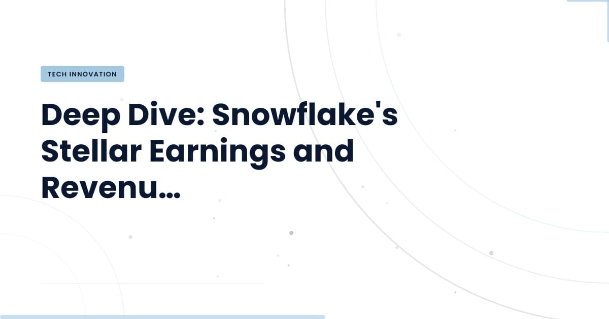 Snowflake: ¿Qué nos dicen sus resultados sobre el futuro del análisis de datos?