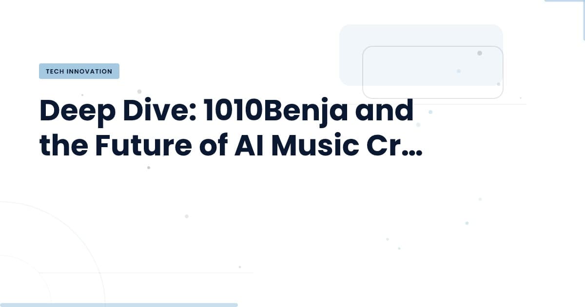 Revolutionizing Music Production: 1010Benja's Vision with Suno