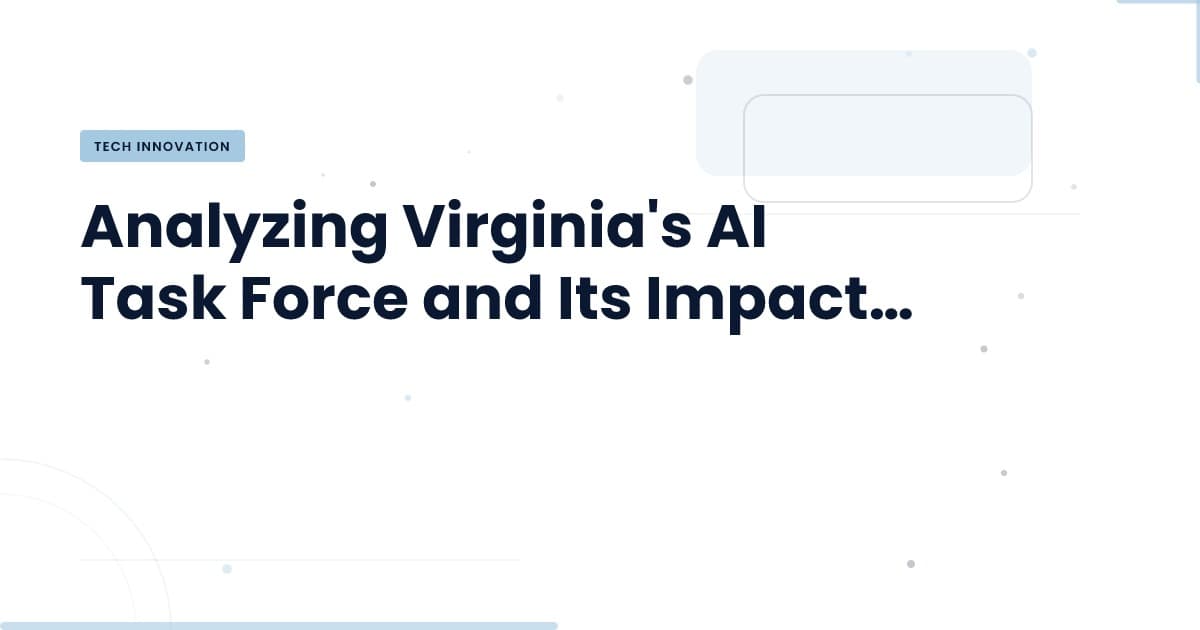 Virginia's AI Task Force: A Turning Point for Data Centers?