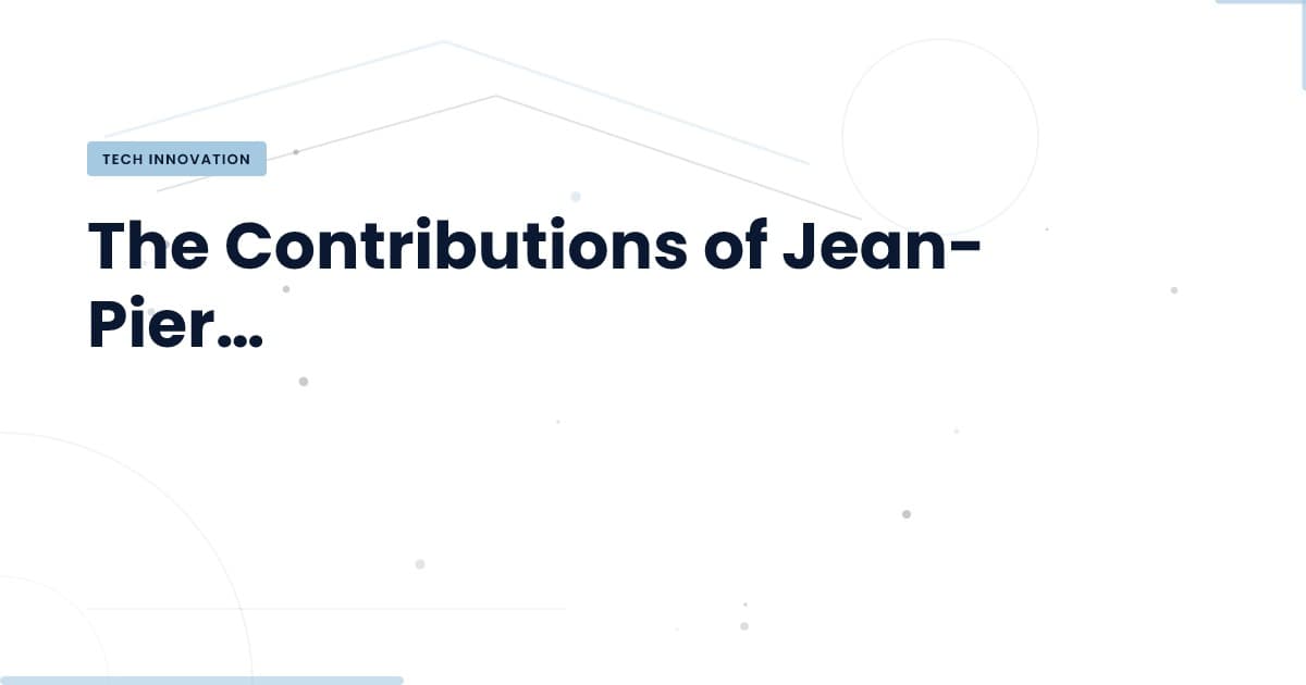 Jean-Pierre Serre: Bridging Mathematics and Technology